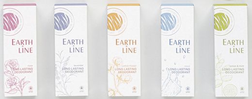 Nueva línea de desodorantes Earth Line: 100% naturales y vegetales
