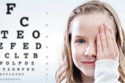 Iluminación de espectro total para tratar el ojo vago