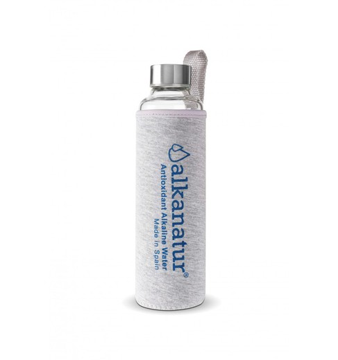 Botella de borosilicato (500 ml.) Alkanatur
