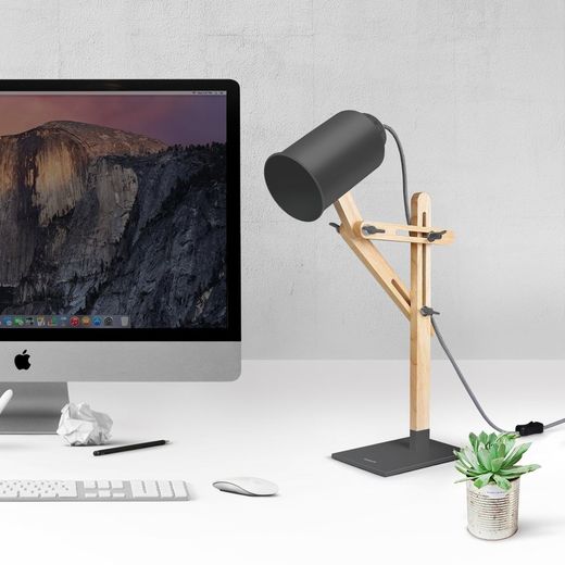 Lámpara escritorio con bombilla LED E27 12W Viva-Lite