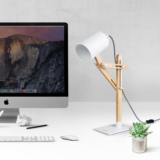 Lámpara escritorio con bombilla LED E27 12W Viva-Lite
