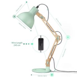 Lámpara escritorio con bombilla LED E27 12W Viva-Lite Full Spectrum