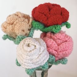 Ramo de rosas de Crochet