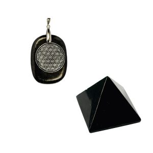 Shungita Piedra y colgante
